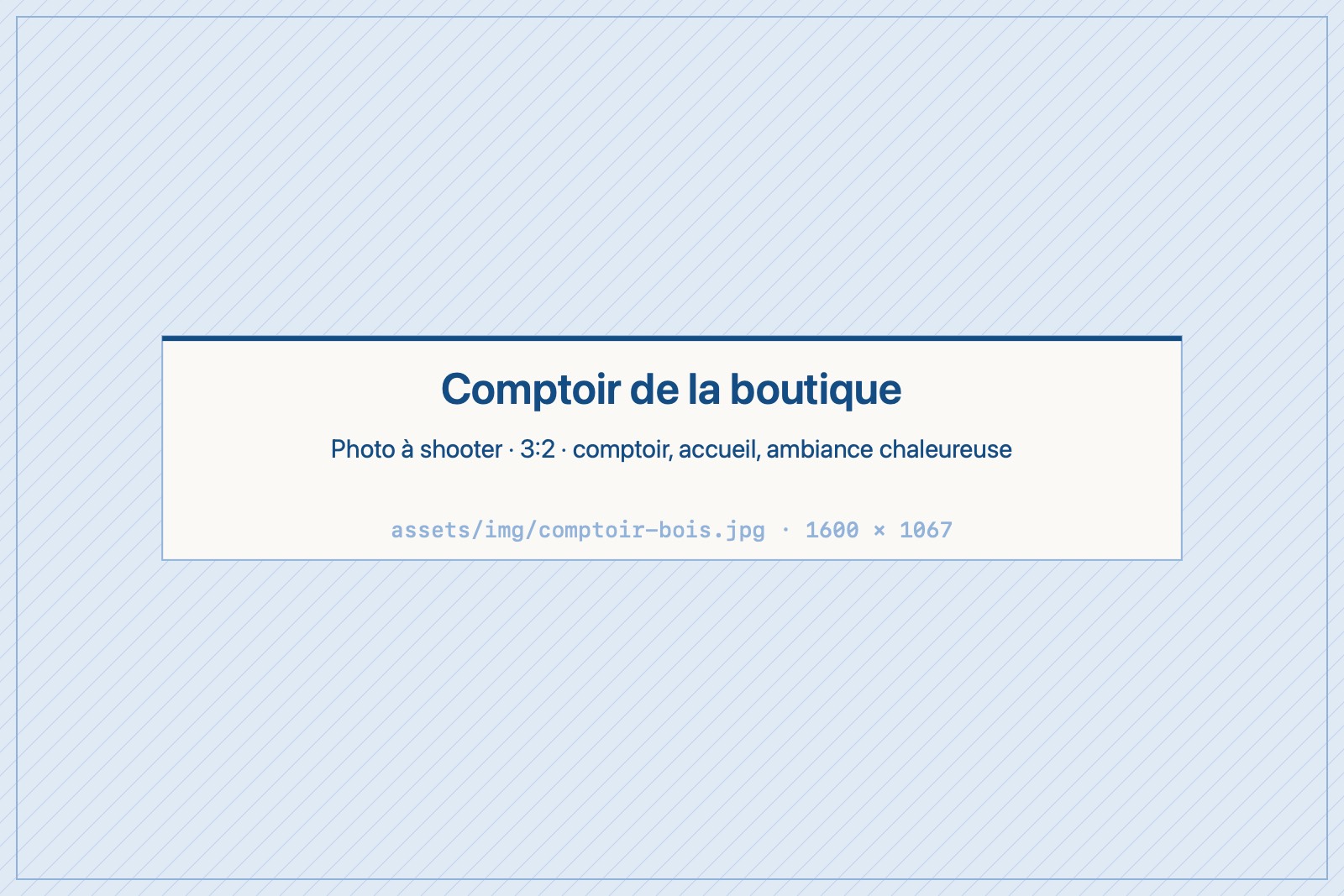 Le comptoir en bois de la boutique Astuce PC